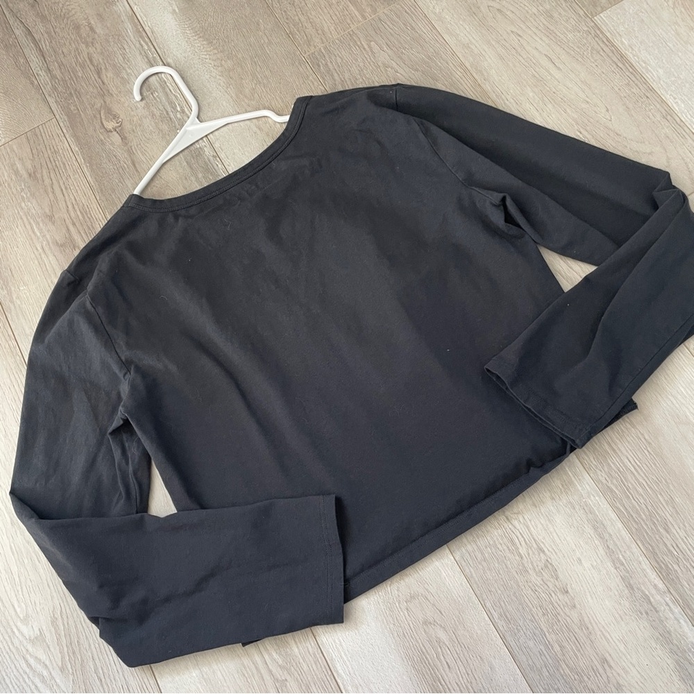 Taylor Swift Tshirt 1989 long sleeve crop womens Black (size 2xl) casual music - Picture 4 of 6